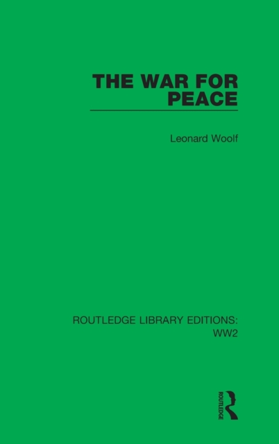The War for Peace, Hardback Book
