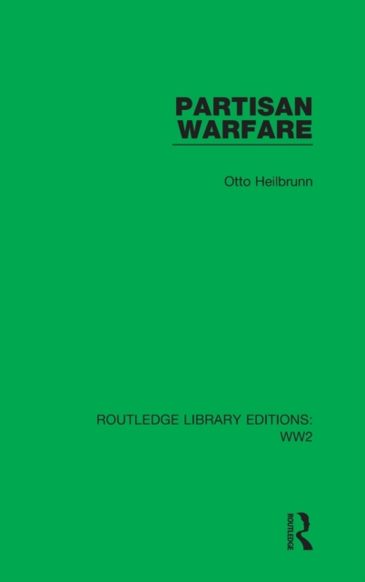 Partisan Warfare, Hardback Book