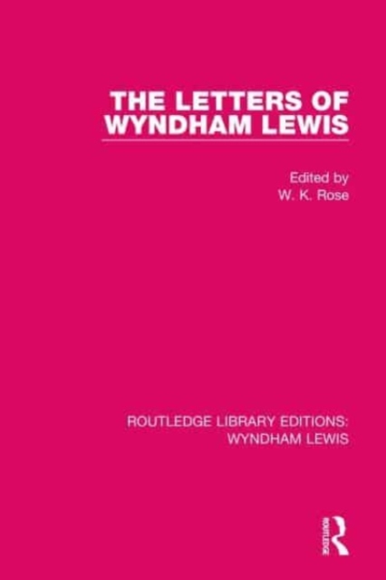 The Letters of Wyndham Lewis, Paperback / softback Book