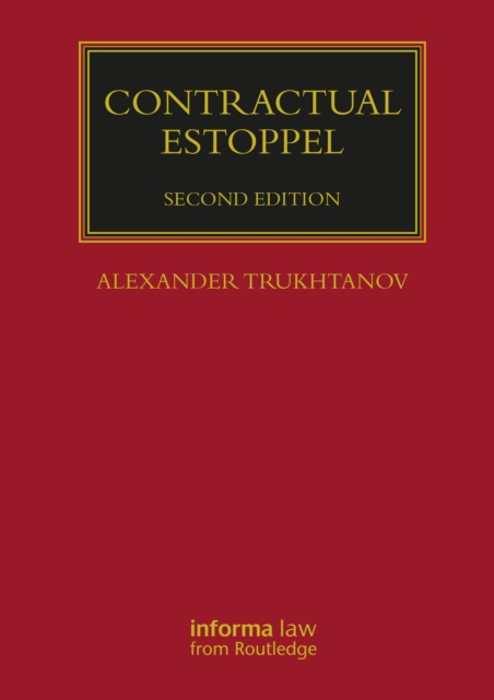 Contractual Estoppel, Hardback Book