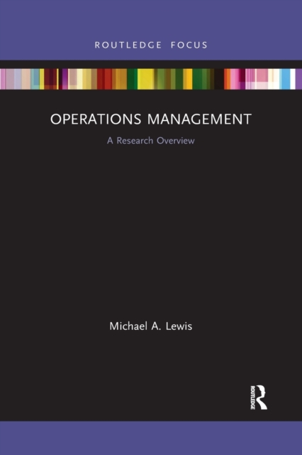 Operations Management : A Research Overview, Paperback / softback Book