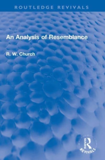 An Analysis of Resemblance, Paperback / softback Book