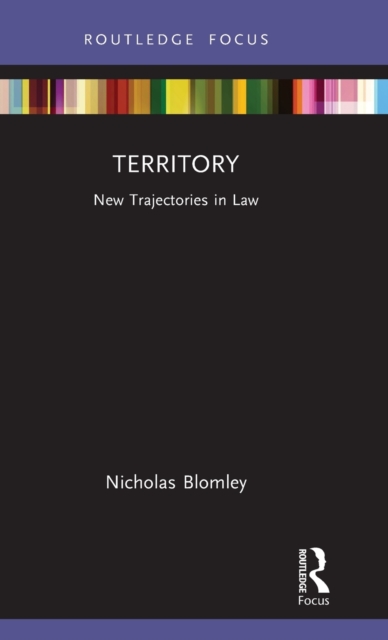 Territory : New Trajectories in Law, Hardback Book
