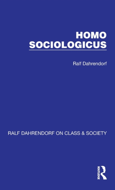 Homo Sociologicus, Hardback Book