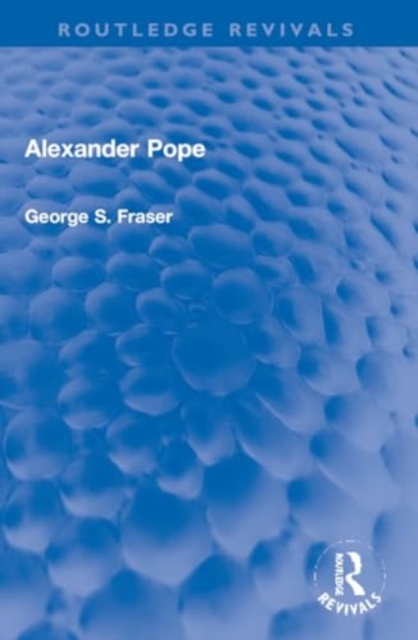 Alexander Pope, Paperback / softback Book