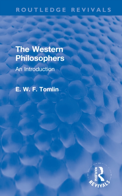 The Western Philosophers : An Introduction, Hardback Book