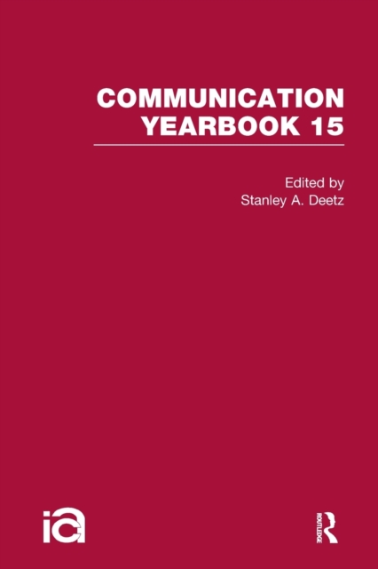Communication Yearbook 15, Paperback / softback Book