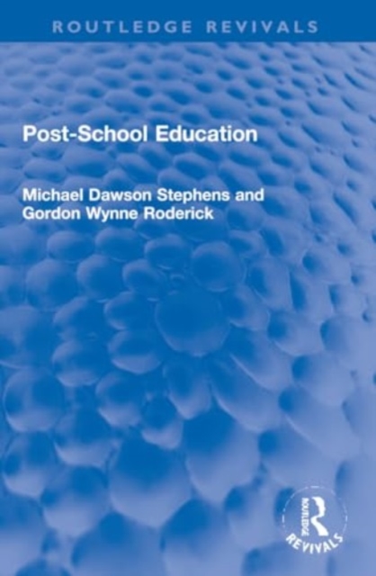 Post-School Education, Paperback / softback Book