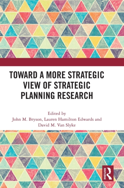 Toward a More Strategic View of Strategic Planning Research, Hardback Book