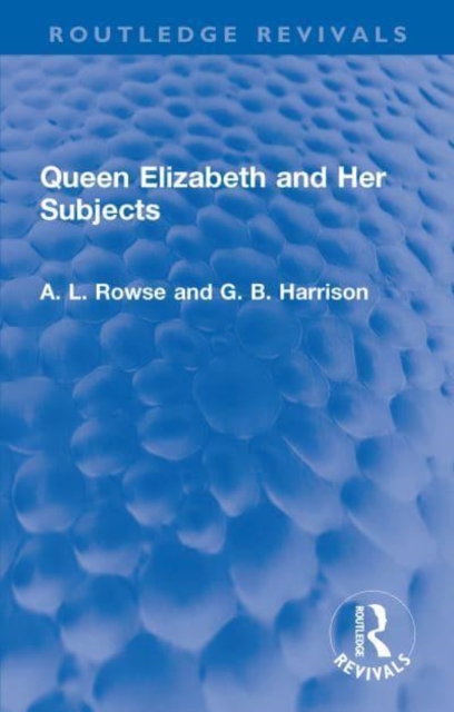 Queen Elizabeth and Her Subjects, Hardback Book