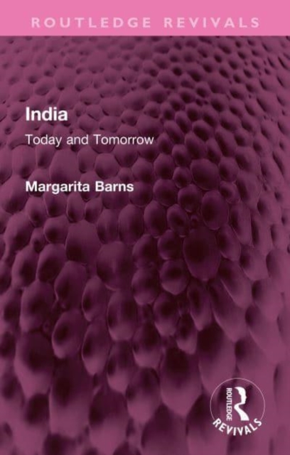 India : Today and Tomorrow, Hardback Book