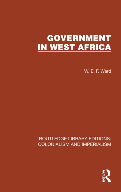 Government in West Africa, Hardback Book