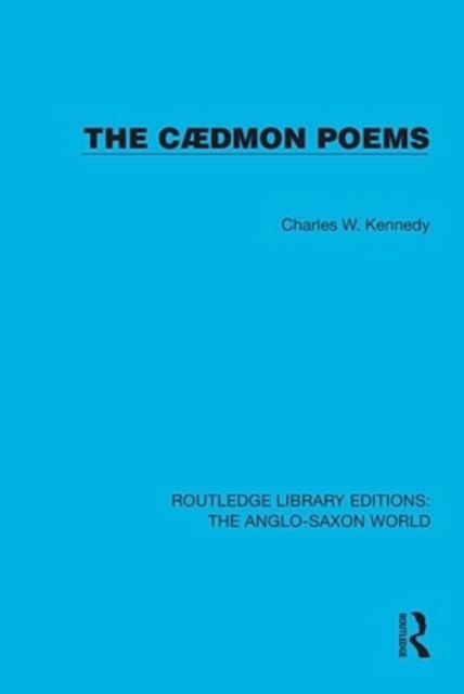 The Caedmon Poems, Hardback Book