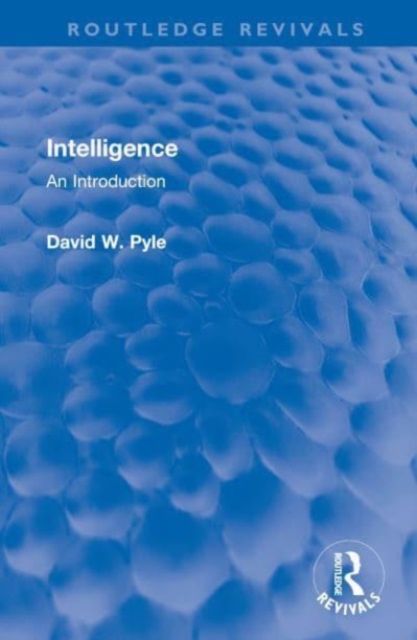 Intelligence : An Introduction, Hardback Book