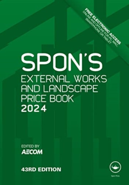 Spon's External Works and Landscape Price Book 2024, Hardback Book