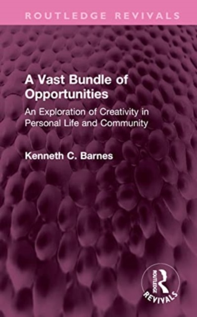 A Vast Bundle of Opportunities : An Exploration of Creativity in Personal Life and Community, Hardback Book