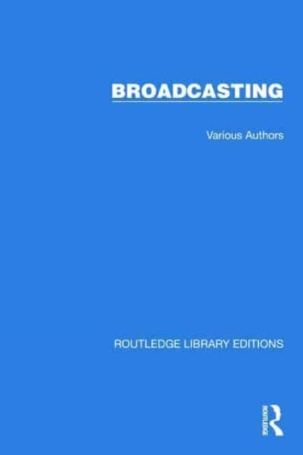 Routledge Library Editions: Broadcasting, Multiple-component retail product Book