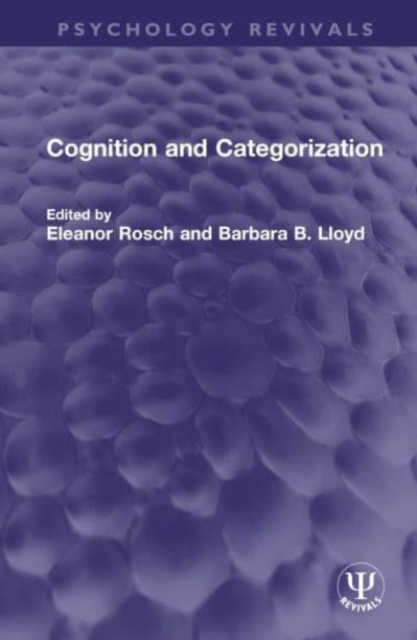 Cognition and Categorization, Hardback Book