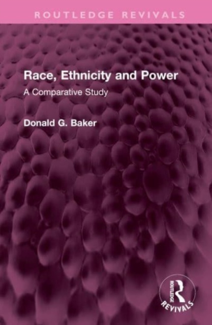 Race, Ethnicity and Power : A Comparative Study, Hardback Book