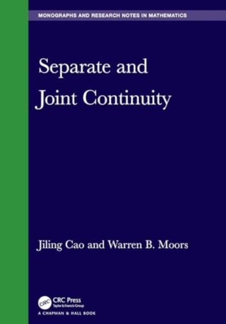 Separate and Joint Continuity, Hardback Book
