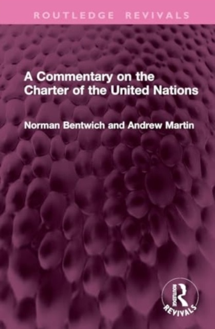 A Commentary on the Charter of the United Nations, Hardback Book