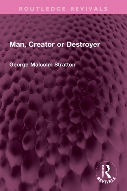 Man, Creator or Destroyer, EPUB eBook