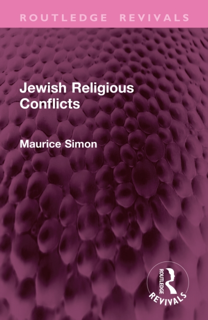 Jewish Religious Conflicts, EPUB eBook