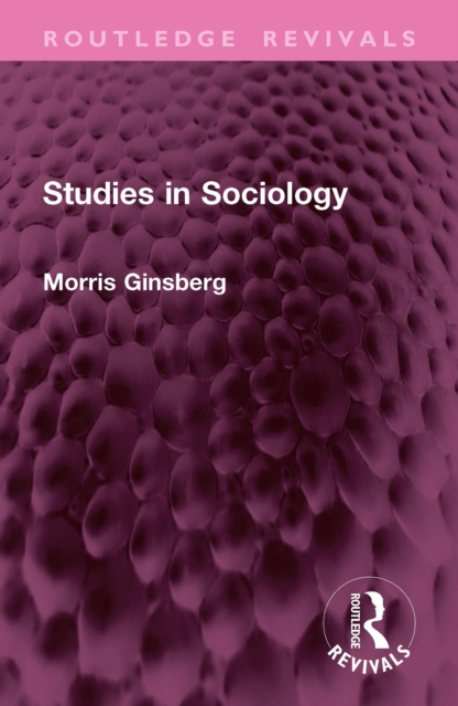 Studies in Sociology, PDF eBook