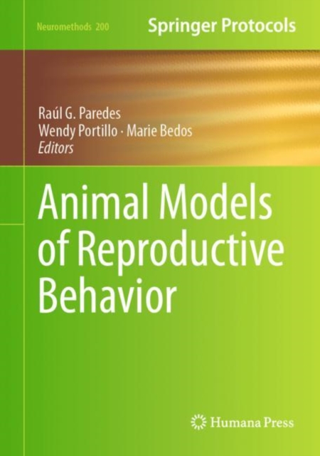 Animal Models of Reproductive Behavior, Hardback Book