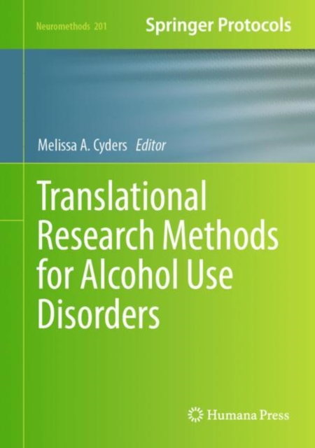 Translational Research Methods for Alcohol Use Disorders, EPUB eBook