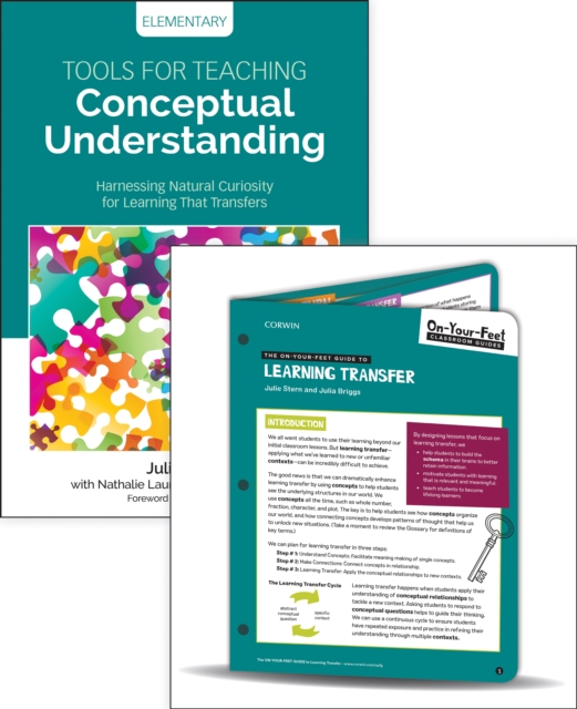 BUNDLE: Stern: Tools for Teaching Conceptual Understanding, Elementary + Stern: On-Your-Feet Guide to Learning Transfer, Multiple-component retail product Book