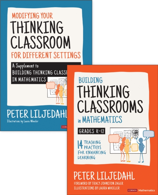 BUNDLE: Liljedahl: Building Thinking Classrooms in Mathematics, Grades K-12 + Liljedahl: Modifying Your Thinking Classroom for Different Settings, Multiple-component retail product Book