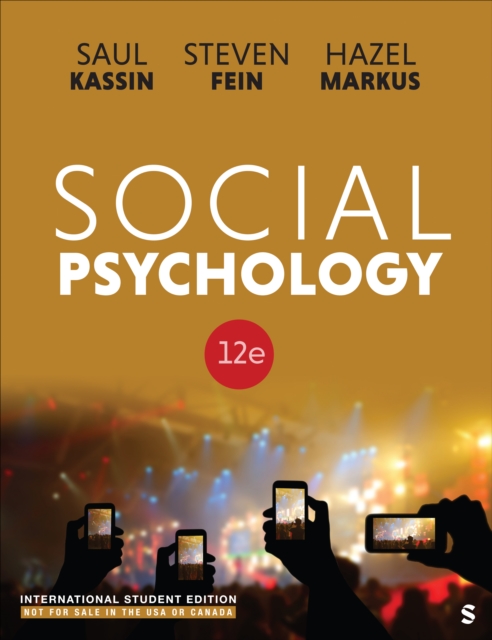 Social Psychology - International Student Edition, Paperback / softback Book