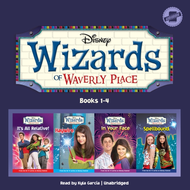 Wizards of Waverly Place: Books 1-4, eAudiobook MP3 eaudioBook