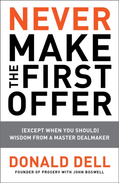 Never Make the First Offer, EPUB eBook