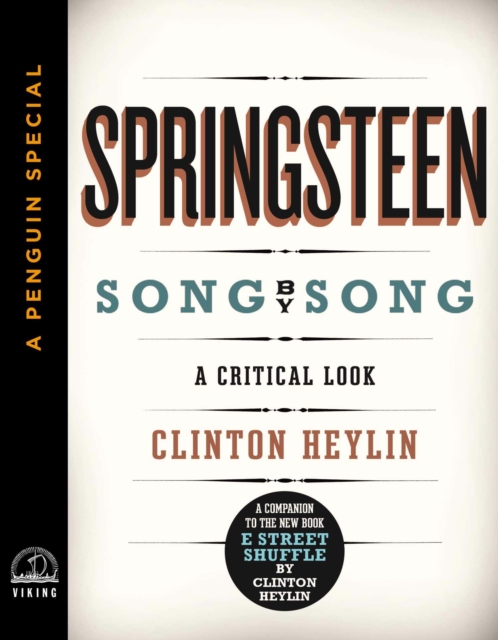 Springsteen Song by Song, EPUB eBook