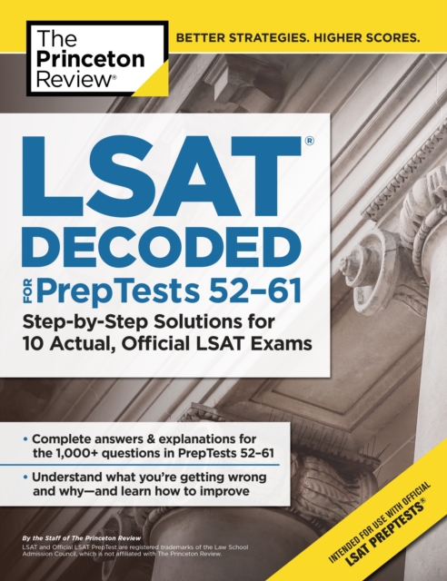 LSAT Decoded (PrepTests 52-61), EPUB eBook