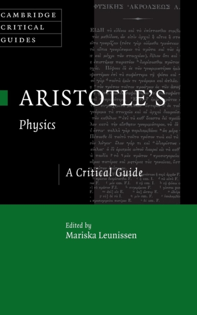 Aristotle's Physics : A Critical Guide, Hardback Book