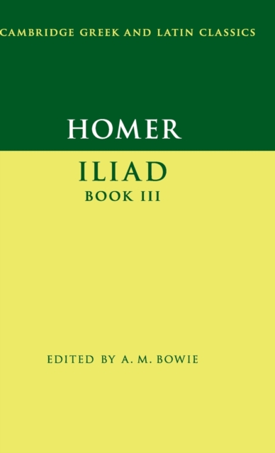 Homer: Iliad Book III, Hardback Book