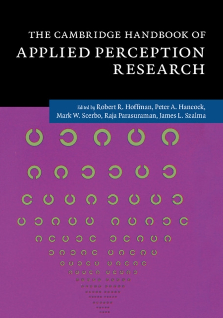 The Cambridge Handbook of Applied Perception Research 2 Volume Hardback Set, Multiple-component retail product Book