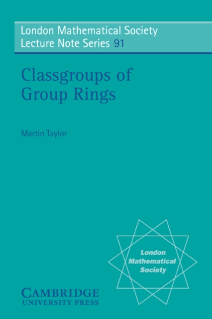Classgroups of Group Rings, PDF eBook