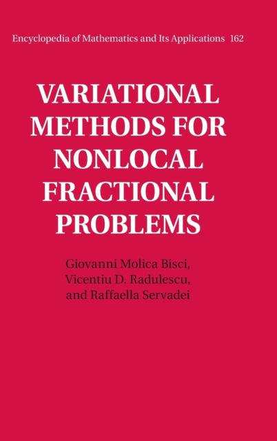 Variational Methods for Nonlocal Fractional Problems, Hardback Book