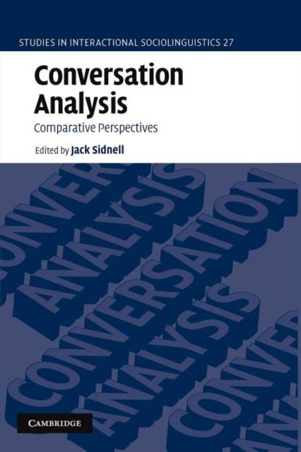 Conversation Analysis : Comparative Perspectives, Paperback / softback Book