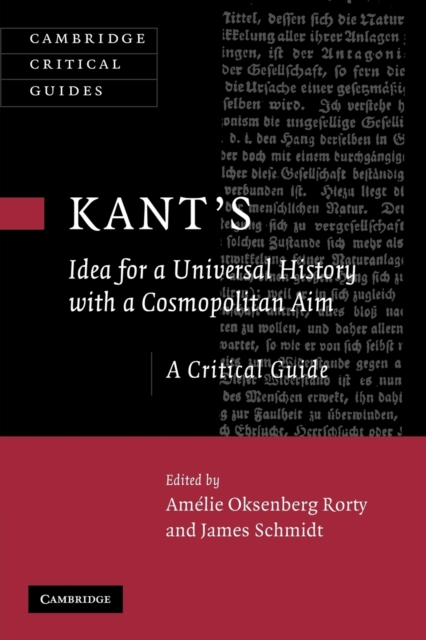 Kant's Idea for a Universal History with a Cosmopolitan Aim, Paperback / softback Book