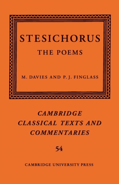 Stesichorus : The Poems, Paperback / softback Book