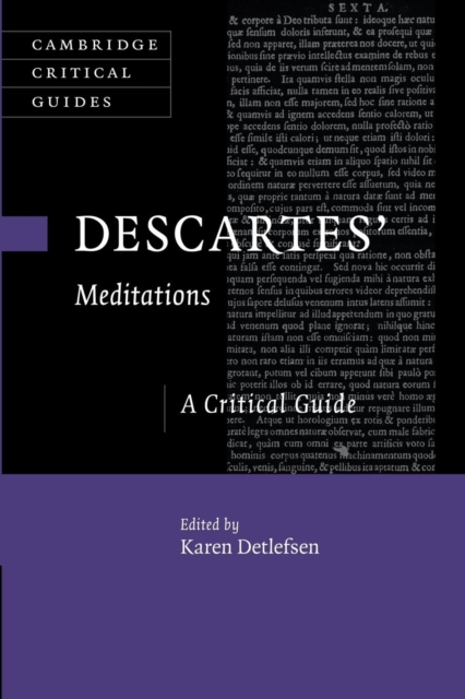 Descartes' Meditations : A Critical Guide, Paperback / softback Book