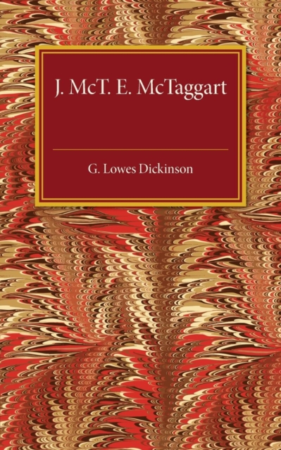 J. McTaggart E. McTaggart, Paperback / softback Book