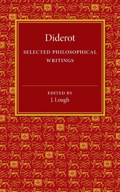 Diderot: Selected Philosophical Writings, Paperback / softback Book