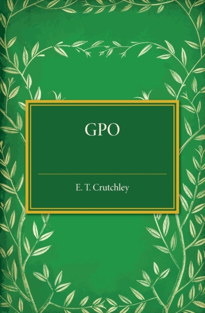 GPO, Paperback / softback Book