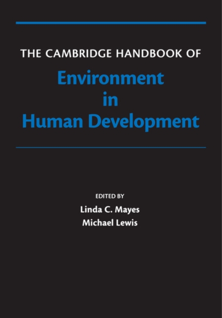 The Cambridge Handbook of Environment in Human Development, Paperback / softback Book